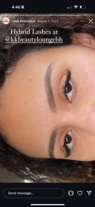 Гибридное наращивание ресниц – это сочетание классического и объемного Bishkek - photo 1