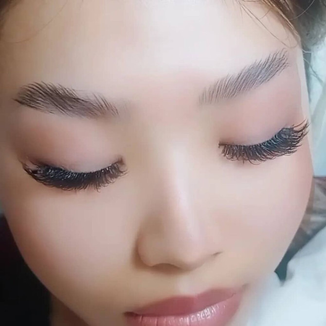 Ресницы, Классика, 2D, 3D, С выездом на дом, Гипоаллергенные материалы Bishkek - photo 1