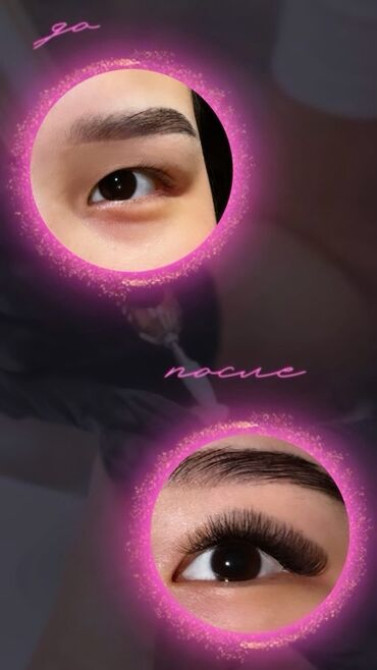 Наращивание ресниц акция Классика700 сом 2 d 900 сом 3 d 1000 c Bishkek - photo 3